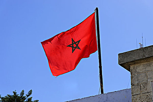 摩洛哥,国旗,非洲