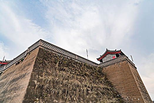 西古堡城墙