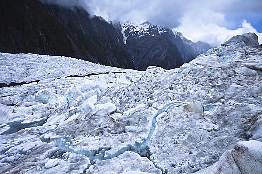 冰河,南岛,新西兰