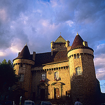 城堡,12世纪,法国