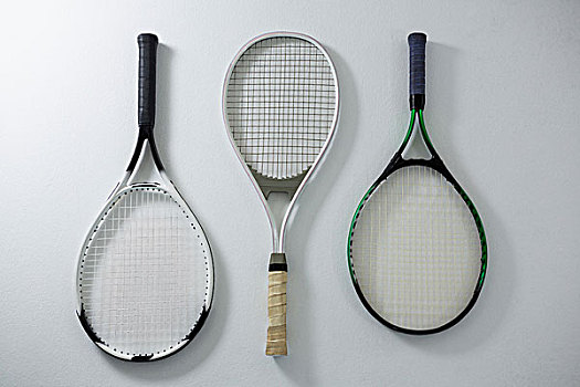 高处,金属,网球拍,白色背景,背景