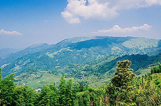 山岭风光