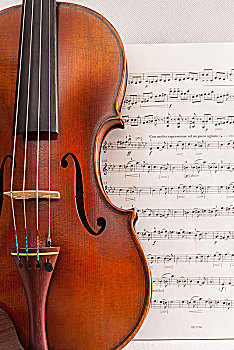 小提琴和琴谱