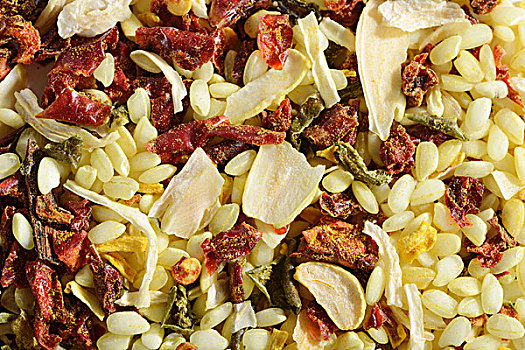 纳米,意大利调味饭用米,干燥,蔬菜,调料,填充,图像