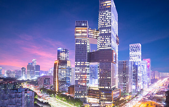 深圳软件产业园基地夜景