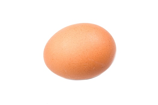 照片,一个,褐色,母鸡,蛋