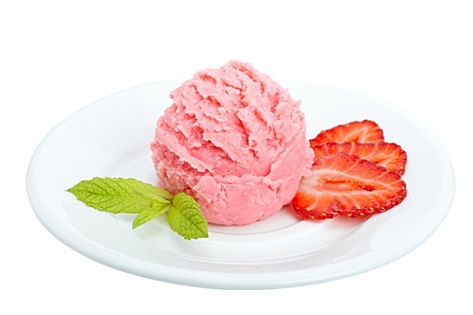 美味,草莓冰激凌