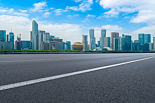 城市道路广场和杭州建筑景观