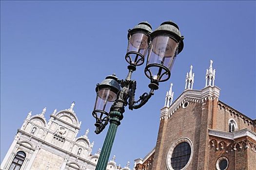 路灯柱,威尼斯,意大利