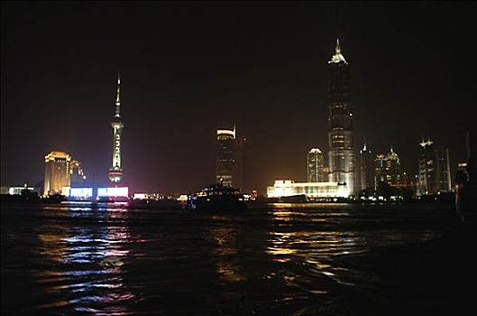 图像,中国,中心,上海,浦东,外滩,旅游,计划