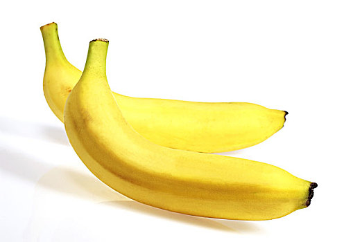 香蕉,白色背景
