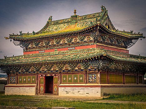 庙宇,寺院,喀喇昆仑,前杭爱省,省,蒙古,亚洲