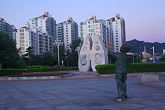 威海水岸文化街雕塑