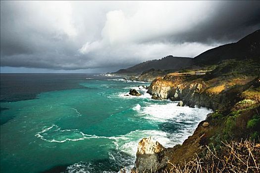 加利福尼亚,海岸,太平洋