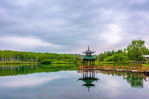 中国吉林省白山市抚松县露水河国家森林公园