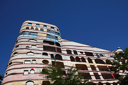 百水公寓,建筑,达姆施塔特,德国,欧洲
