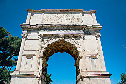 罗马艺术,提图斯拱门,纪念,特征,雕刻,场景,破坏,耶路撒冷,广告,古罗马广场,罗马,意大利