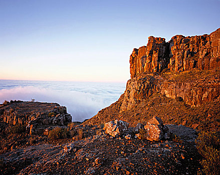 山,景色,国家公园,西海角,南非