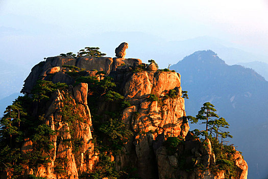 黄山猴子观海