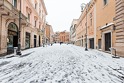 广场,下雪,罗马,欧洲,意大利,拉齐奥,罗马省