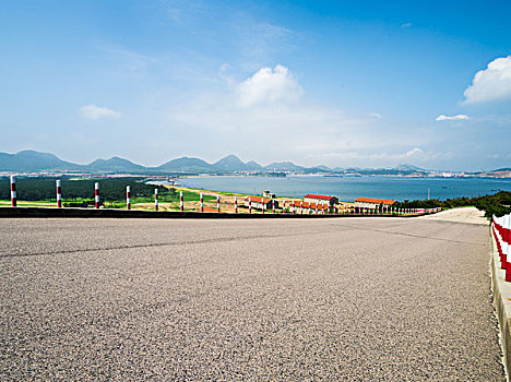 威海成山头风景区观光道路