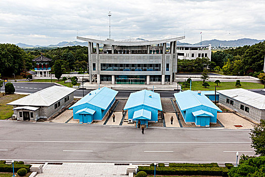 朝鲜半岛板门店,和平之家大楼