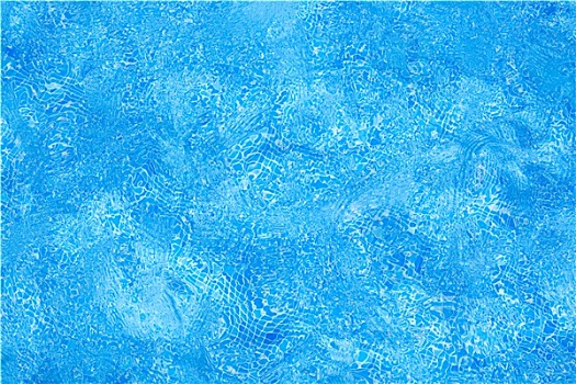 蓝色,砖瓦,游泳池,水,波纹,纹理