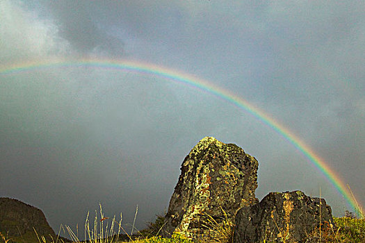 彩虹,上方,山,国家公园,洛斯格拉希亚雷斯,巴塔哥尼亚,阿根廷