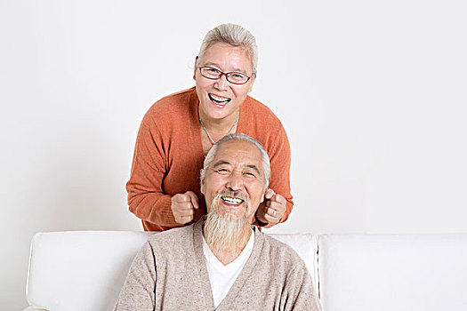老年人夫妇的幸福生活