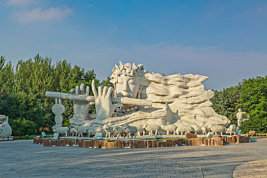 黑龙江省哈尔滨市太阳岛民俗雪雕
