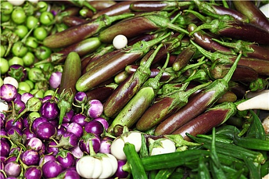 种类,蔬菜,食品市场