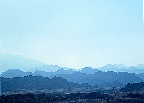 风景,哈迦,山