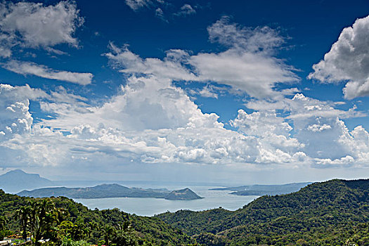 湖,吕宋岛,菲律宾,亚洲