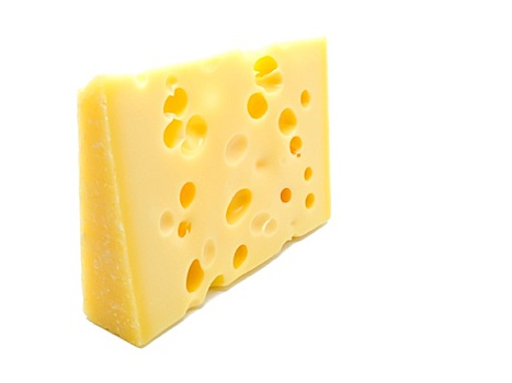奶酪,隔绝,白色背景