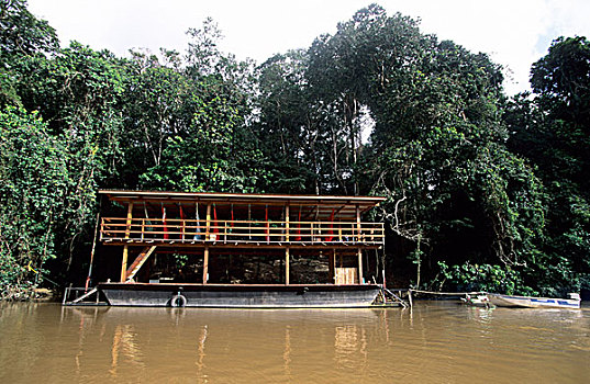 法属圭亚那,漂浮,卡贝特,住宿,亚马逊地区,河
