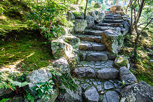 日本奈良日式庭园,吉城园,景观