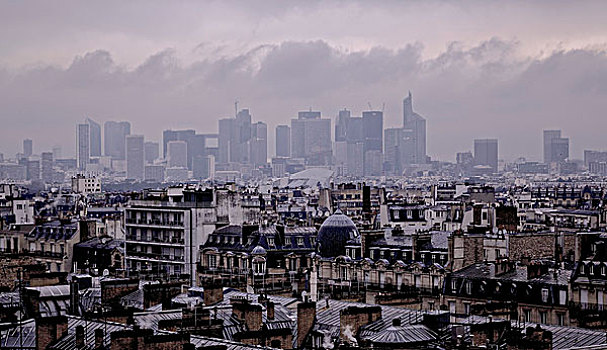 巴黎,远景,拉德方斯