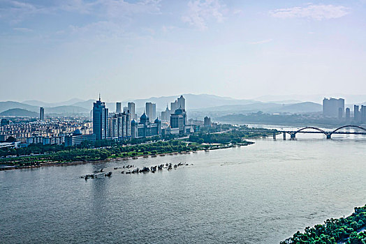 松花江外滩建筑景观