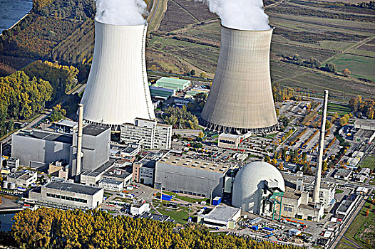 核电站,巴登符腾堡,德国,欧洲