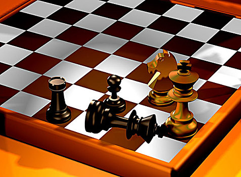 下棋,死棋,棋盘,棋子,移动,胜利,利润,冠军,失败者,失败,象征,概念,棋类游戏,比赛,局部,策略,室内游戏,老练