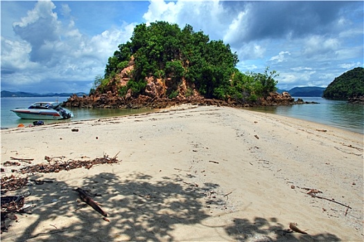 隔绝,海滩,泰国,八月,2007年