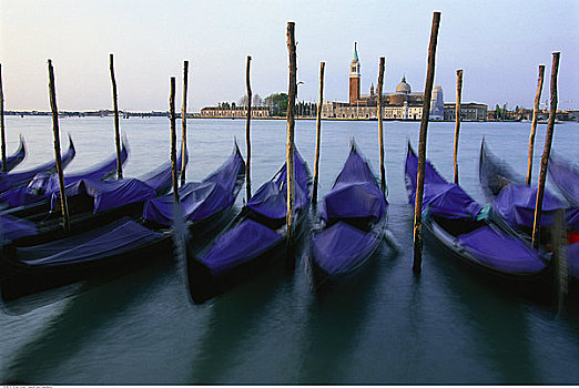 小船,圣马科,威尼斯,意大利