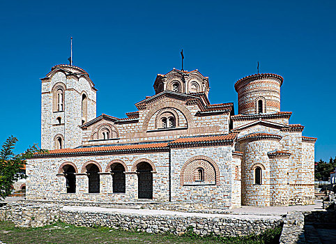 教堂,西南方,区域,马其顿,欧洲