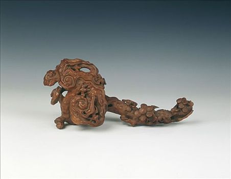 黄杨,权杖,清朝,中国,18世纪,艺术家,未知