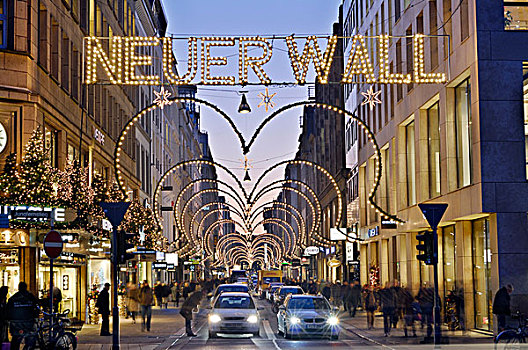 墙壁,街道,圣诞节,汉堡市,德国,欧洲