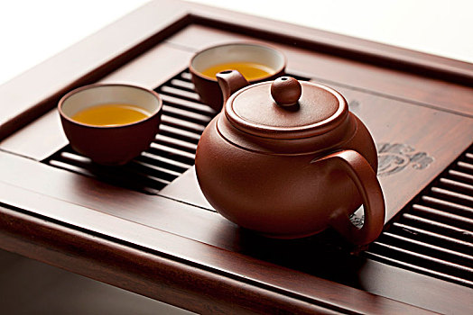 紫砂茶壶与茶具