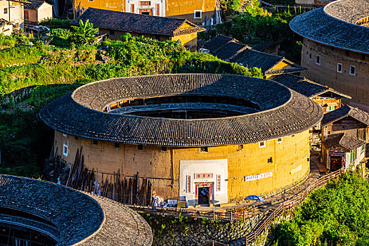 中国福建初溪客家土楼群