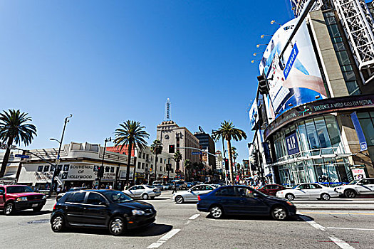 街景,好莱坞,洛杉矶,加利福尼亚,美国