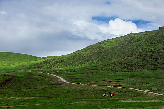 绿水青山,川西