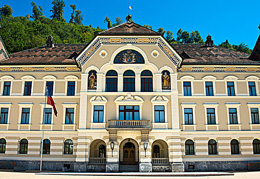政府建筑,列支敦士登,瓦杜兹,欧洲